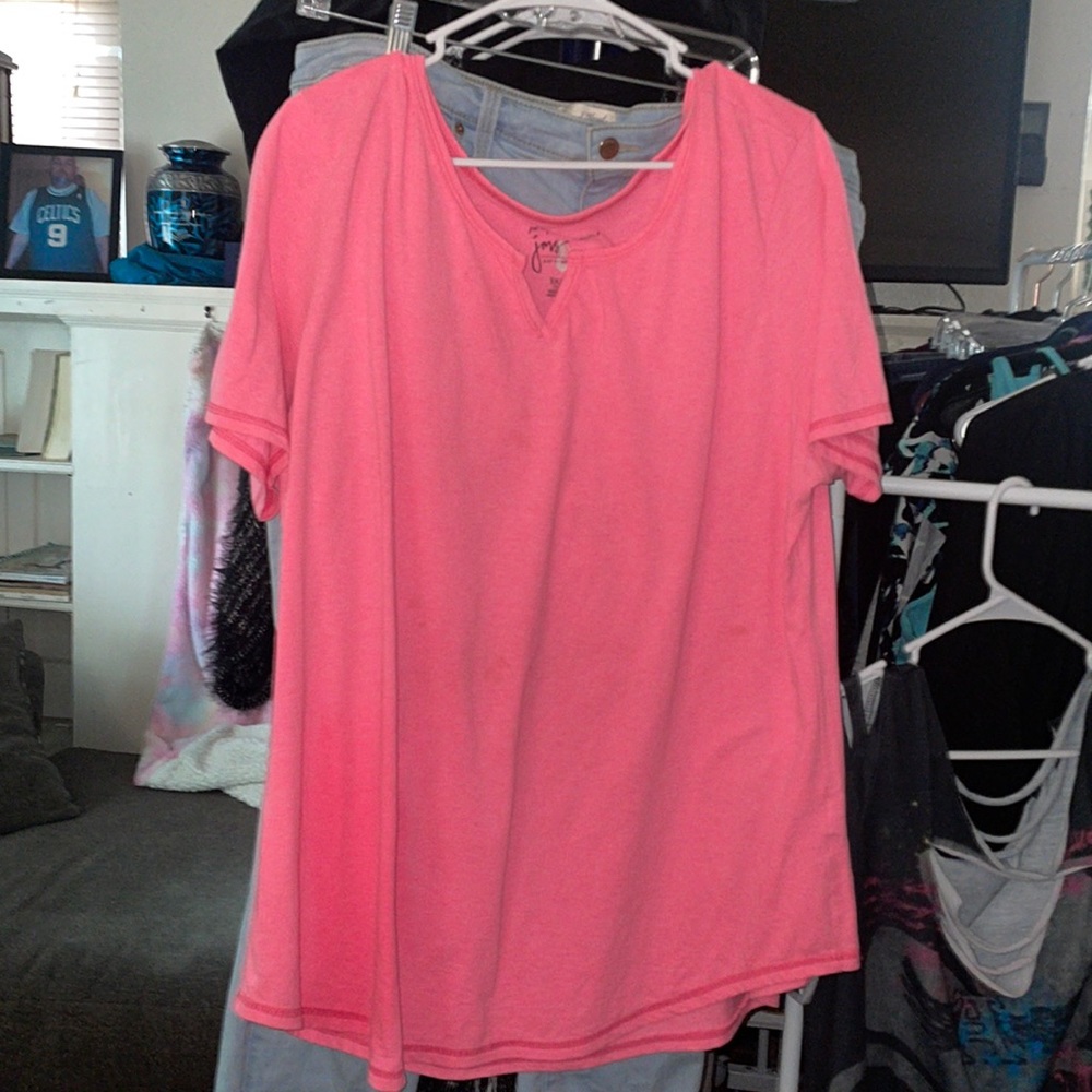 Just My Size pink t-shirt 3X 24w/24W